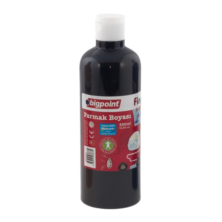 Bigpoint Parmak Boyası 500 ml Siyah X 3'lü Paket