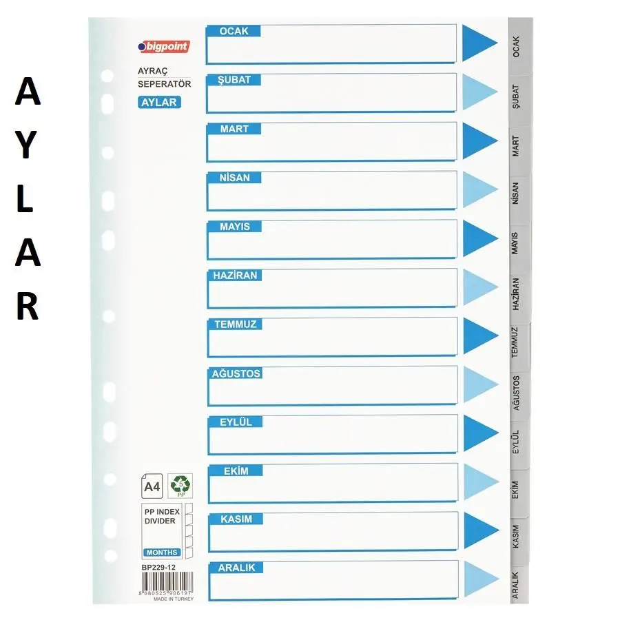 Bigpoint PP Seperatör Aylar x 25 Adet