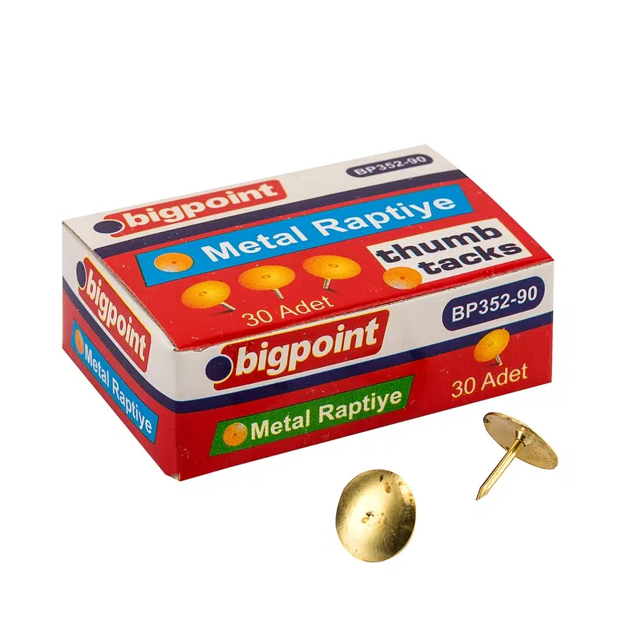 Bigpoint Raptiye Metal Sarı (Pirinç) x 10 Adet