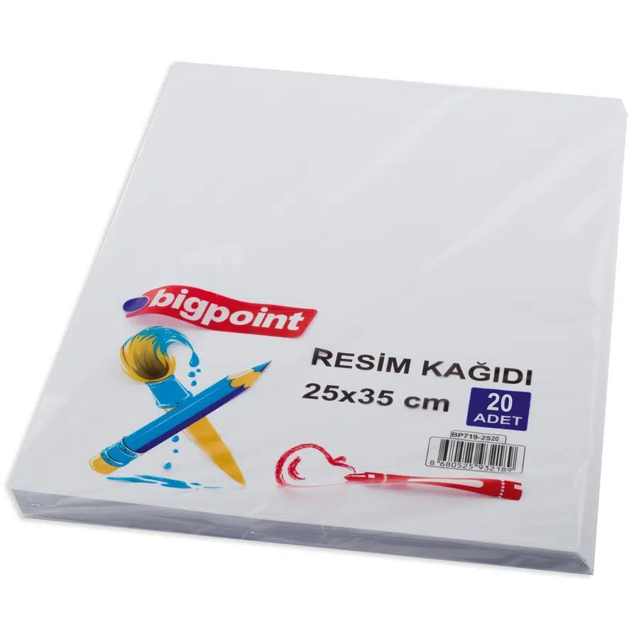 Bigpoint 120 Gram Resim Kağıdı 25x35cm 20'li Paket