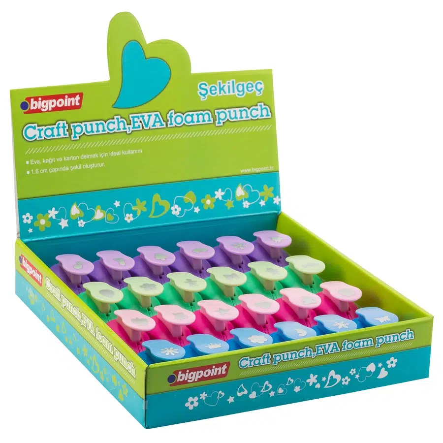 Bigpoint Şekilgeç 1.6 cm x 24 Adet