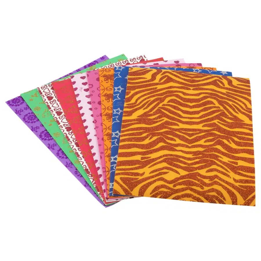 Bigpoint Simli Baskılı Eva 20x30cm Karışık 10'lu Paket X 6 Adet