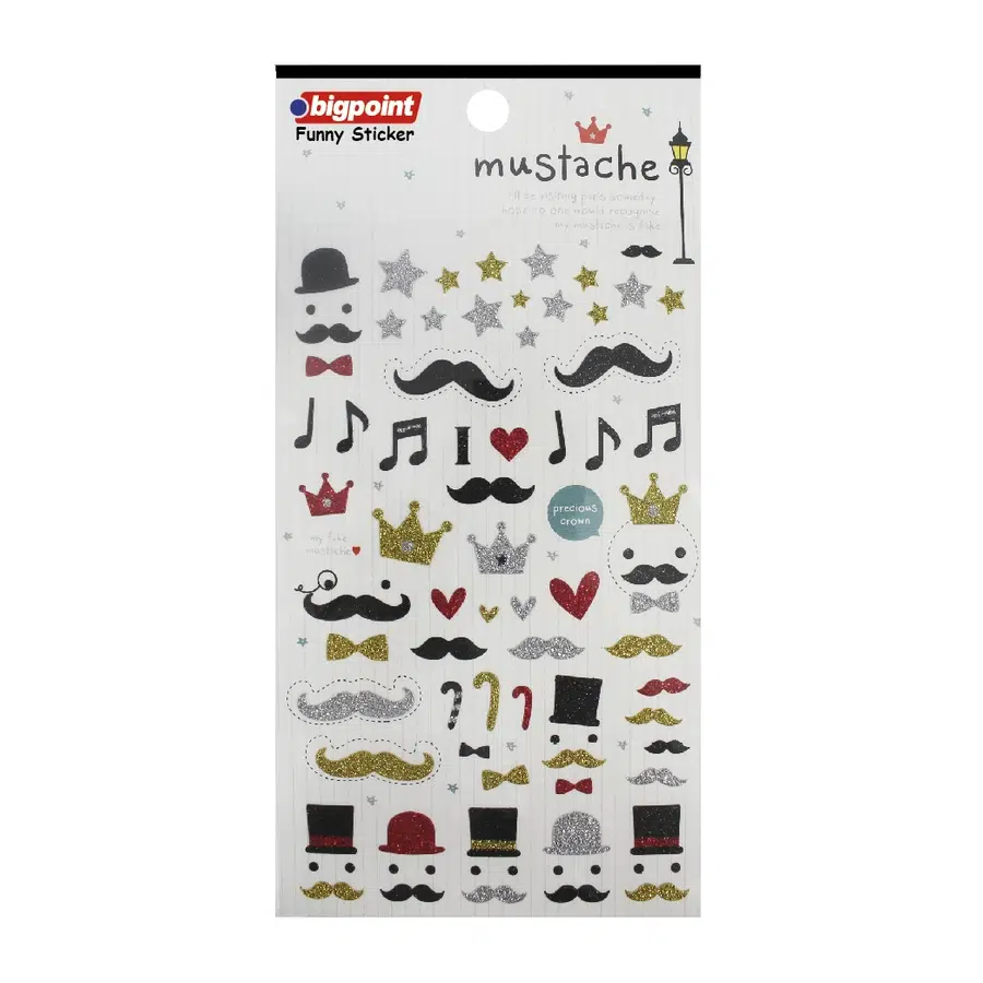 Bigpoint Sticker Bıyıklar x 15 Adet