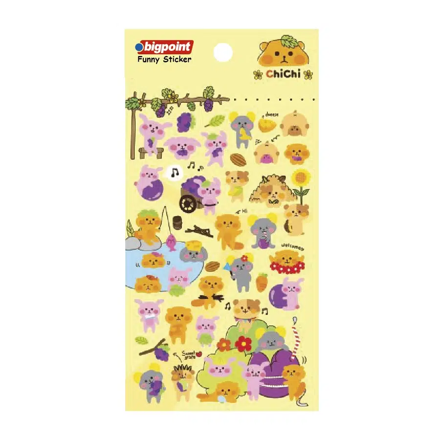 Bigpoint Sticker Chichi x 15 Adet