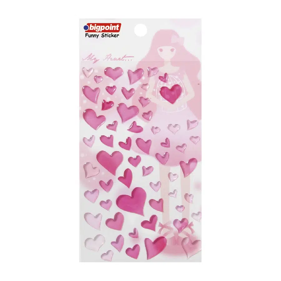 Bigpoint Sticker Damla Kalpler x 15 Adet