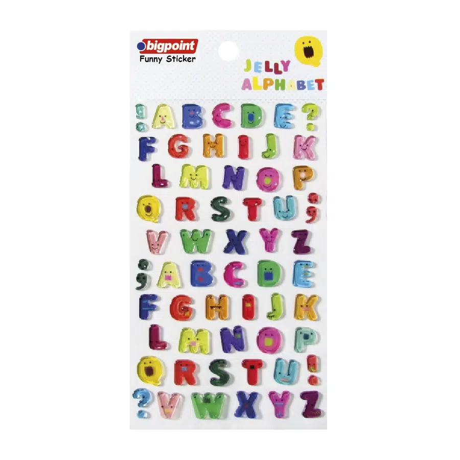 Bigpoint Sticker Harfler x 15 Adet