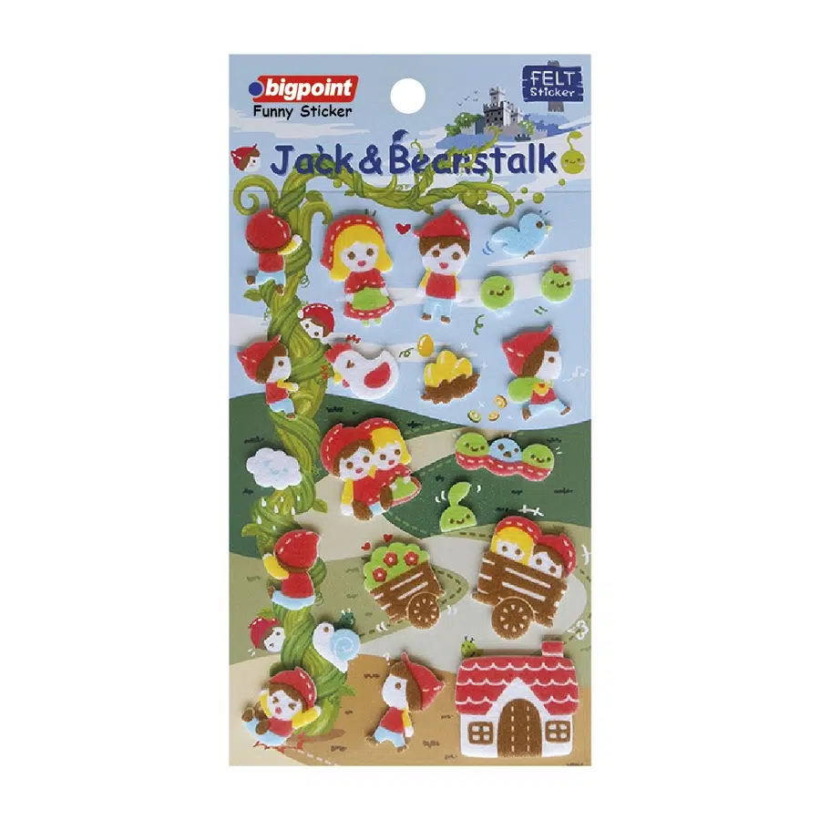 Bigpoint Sticker Jack ve Fasulye Sırığı x 15 Adet