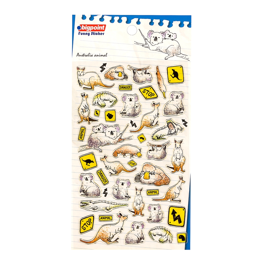 Bigpoint Sticker Kangrular 15'li Paket