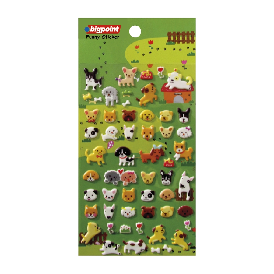 Bigpoint Sticker Köpekler 15'li Paket