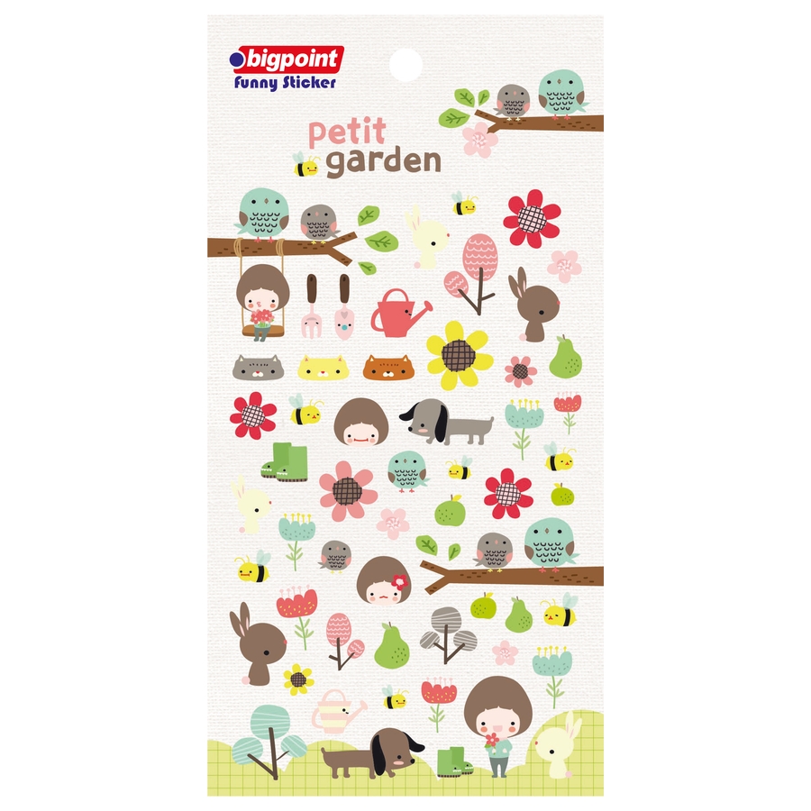 Bigpoint Sticker Küçük Bahçe 15'li Paket