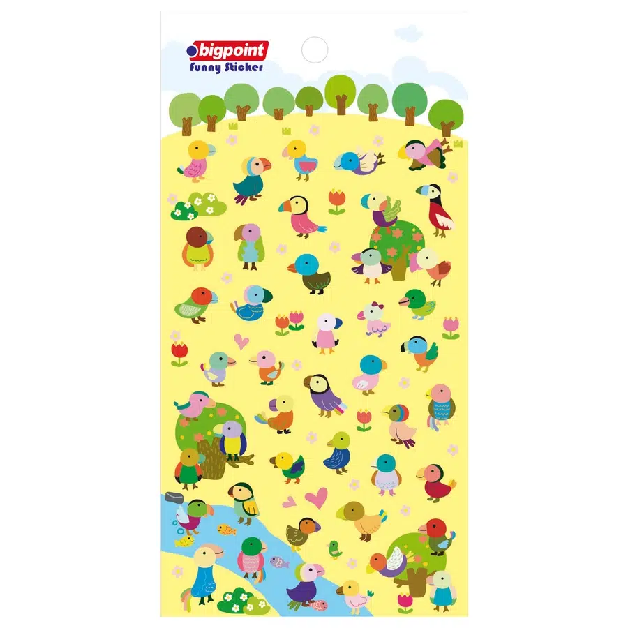 Bigpoint Sticker Papağanlar x 15 Adet