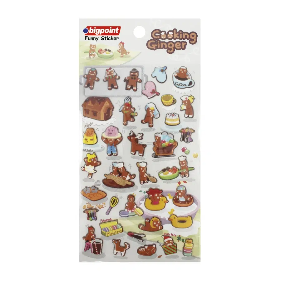 Bigpoint Sticker Zencefilli Kurabiye x 15 Adet