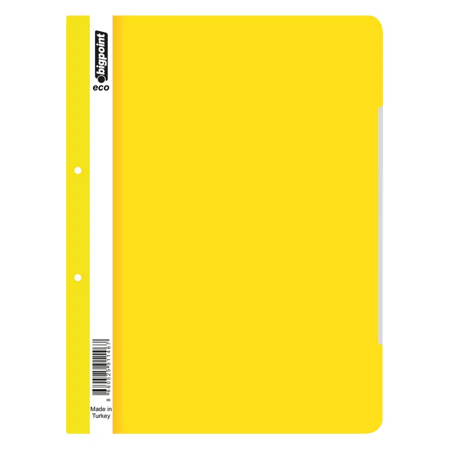Bigpoint Telli Dosya Eco Sarı x 50 Adet