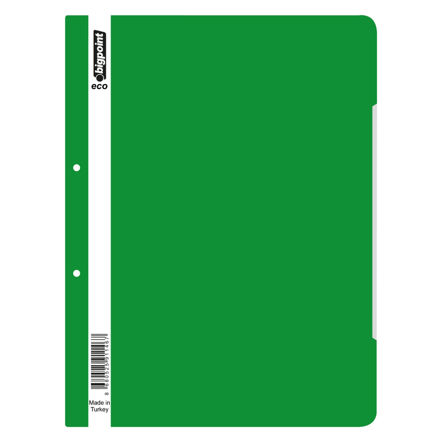 Bigpoint Telli Dosya Eco Yeşil 100'lü Paket