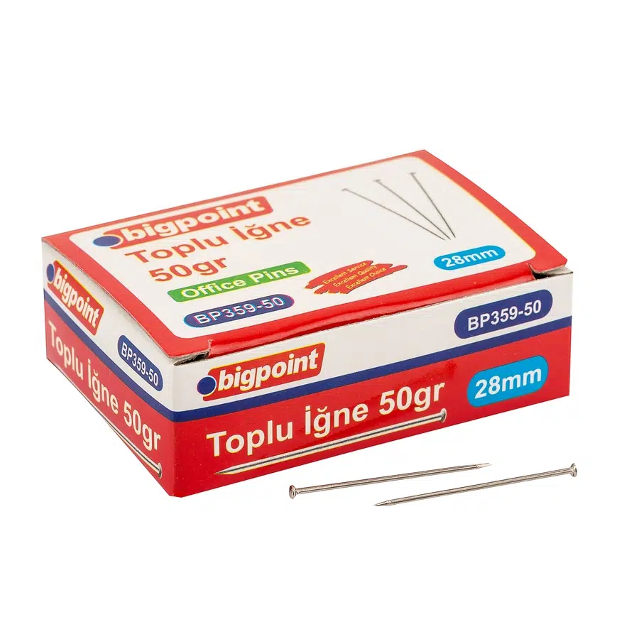 Bigpoint Toplu İğne 50 Gram x 10 Kutu