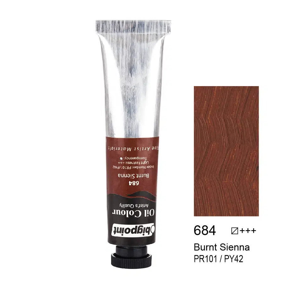 Bigpoint Yağlı Boya 45 ml Burnt Sienna 684 6'lı Kutu