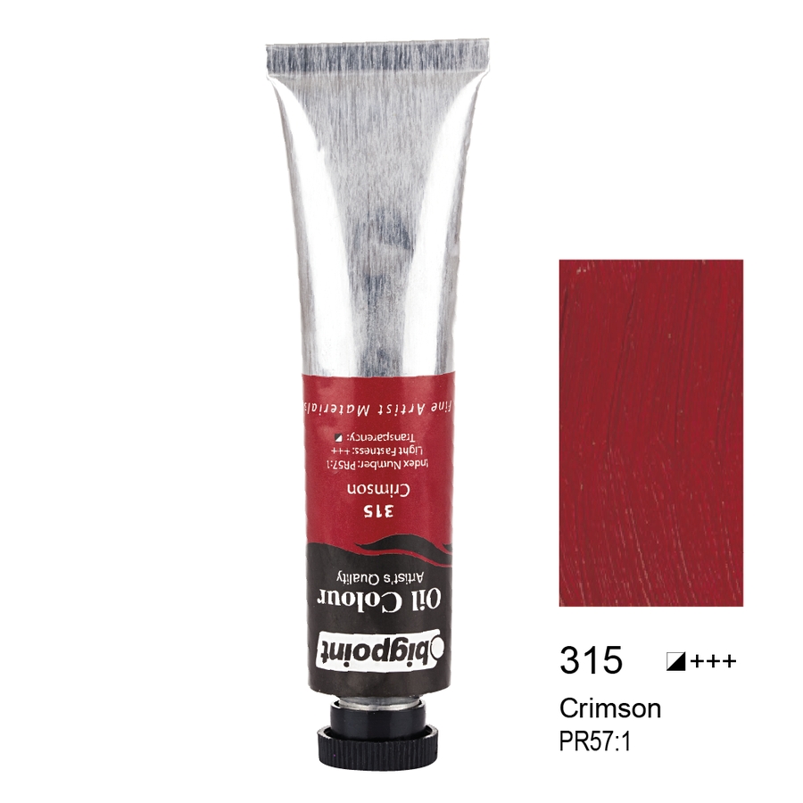 Bigpoint Yağlı Boya 45 ml Crimson 315 6'lı Kutu