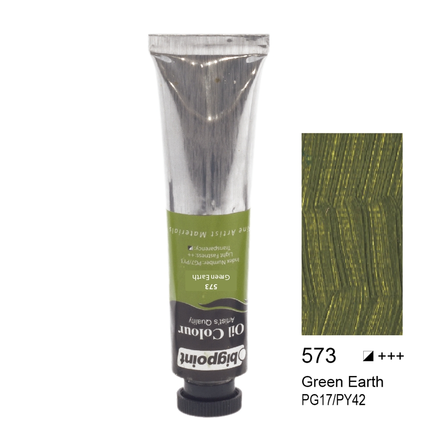 Bigpoint Yağlı Boya 45 ml Green Earth 573 6'lı Kutu