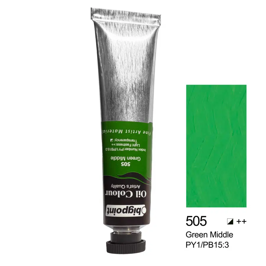 Bigpoint Yağlı Boya 45 ml Green Middle 505 x 6 Adet
