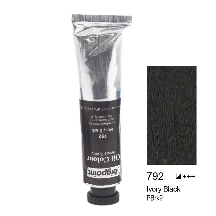 Bigpoint Yağlı Boya 45 ml Ivory Black 792 6'lı Kutu