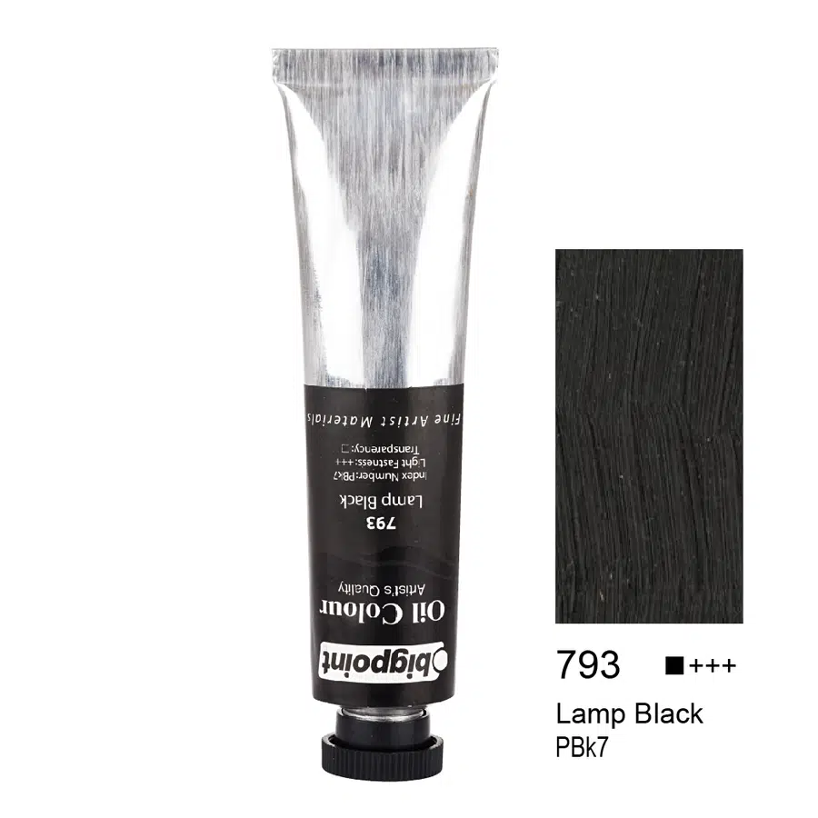 Bigpoint Yağlı Boya 45 ml Lamp Black 793 x 6 Adet