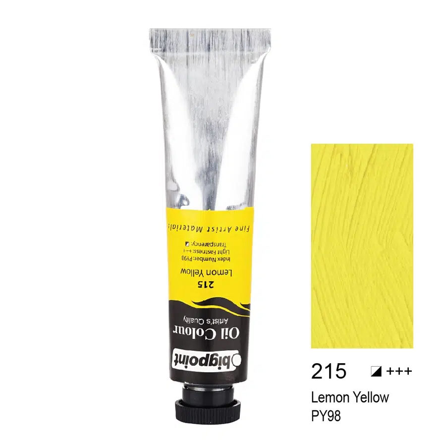 Bigpoint Yağlı Boya 45 ml Lemon Yellow 215 x 6 Adet