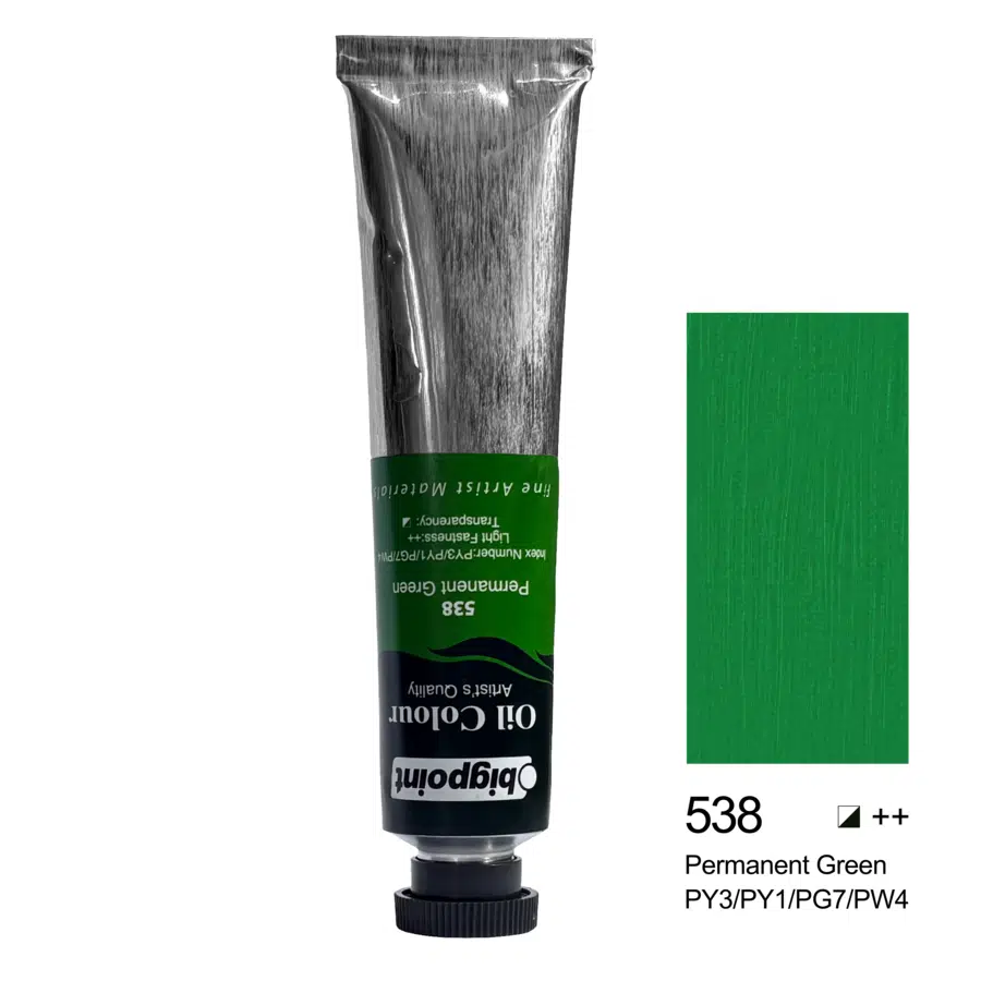 Bigpoint Yağlı Boya 45 ml Permanent Green 538 x 6 Adet