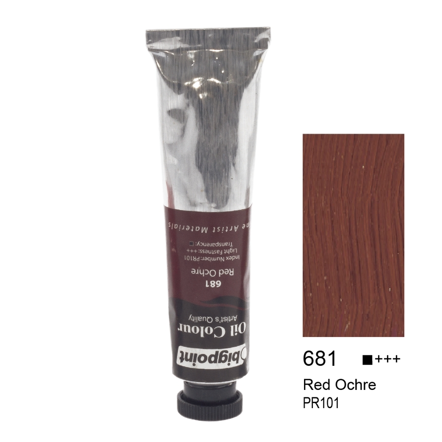 Bigpoint Yağlı Boya 45 ml Red Ochre 681 6'lı Kutu