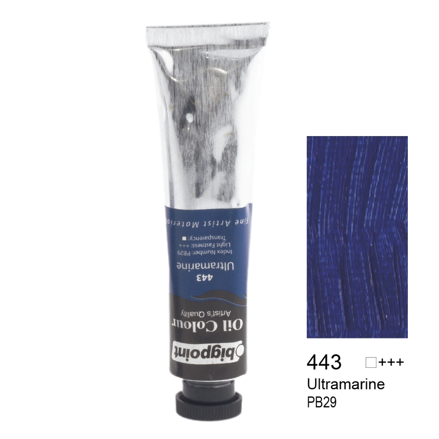Bigpoint Yağlı Boya 45 ml Ultramarine 443 6'lı Kutu