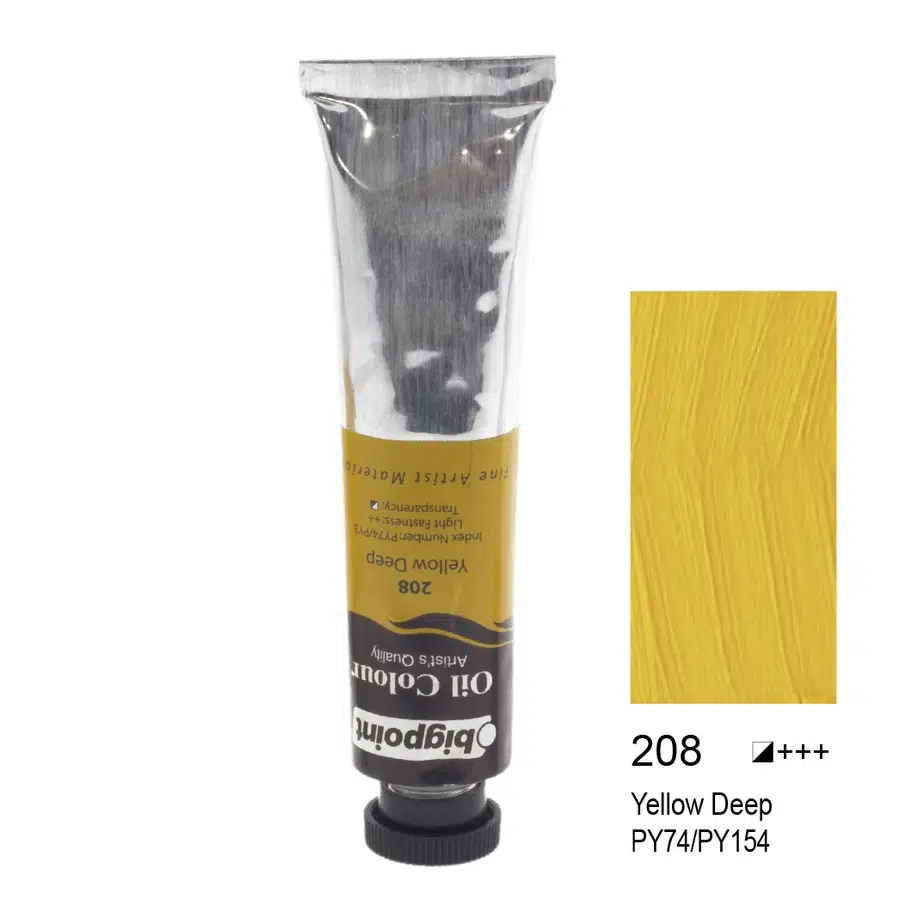 Bigpoint Yağlı Boya 45 ml Yellow Deep 208 x 6 Adet