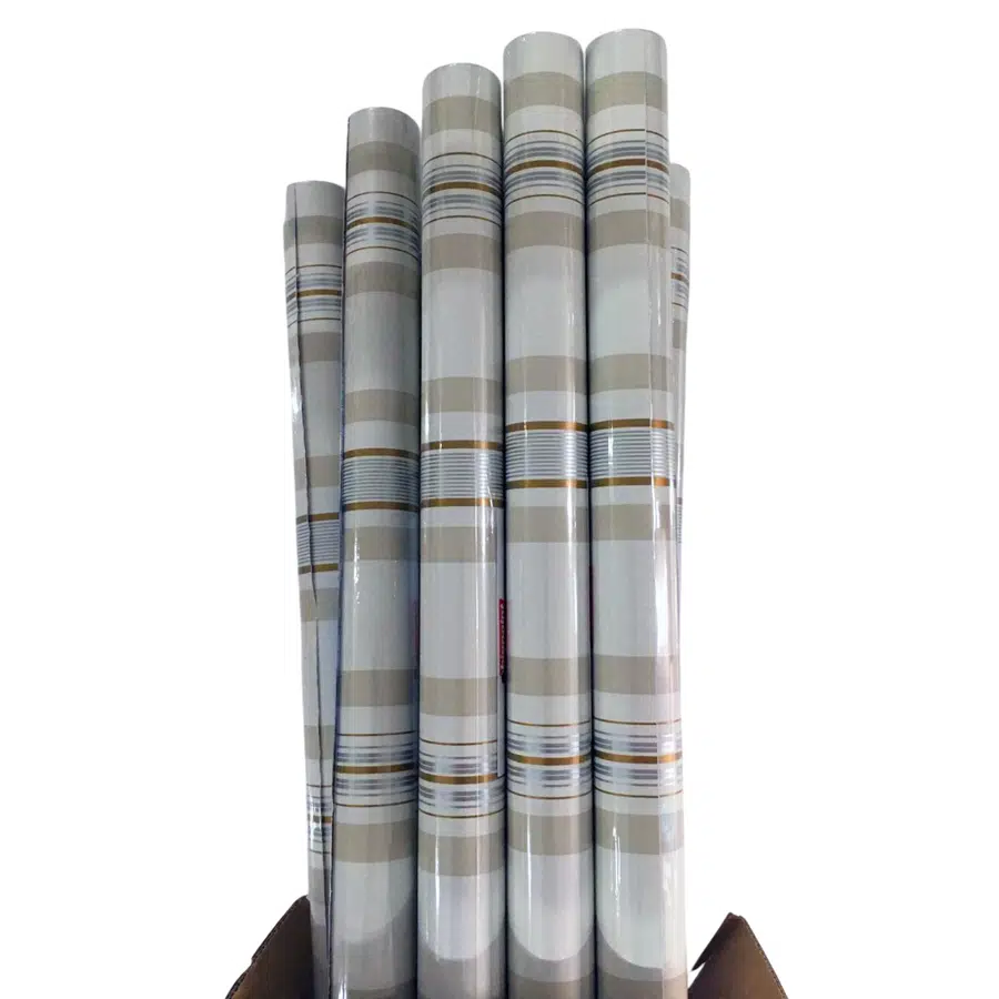 Bigpoint Yapışkanlı Folyo 2m Çizgili Desen No:102 x 12 Rulo