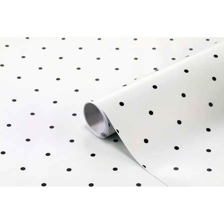 Bigpoint Yapışkanlı Folyo 2m Puantiye Desen No:50A x 12 Rulo