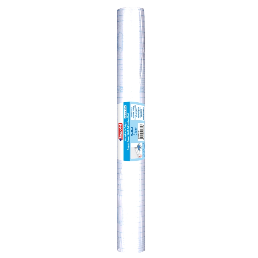 Bigpoint Yapışkanlı Şeffaf Rulo 10 Metre 12'li Stand