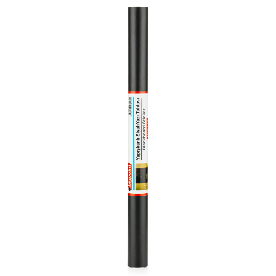 Bigpoint Yapışkanlı Siyah Yazı Tahtası Folyosu 45x200cm 12'li Kutu