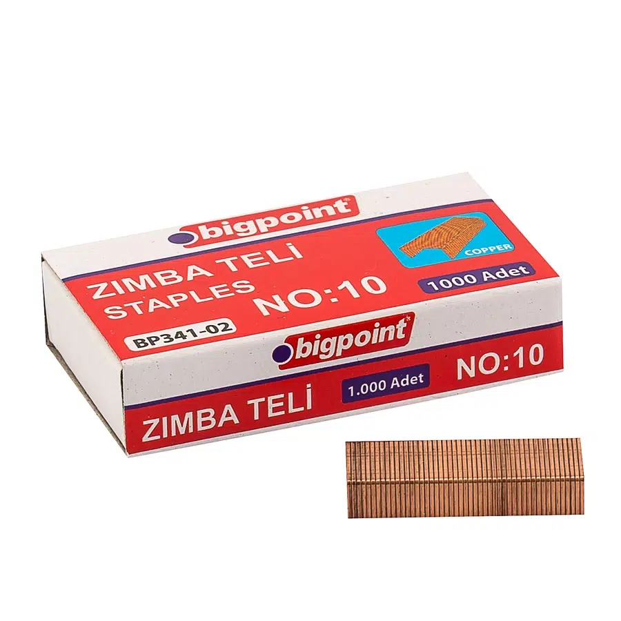 Bigpoint Zımba Teli No:10 Sarı x 20 Adet