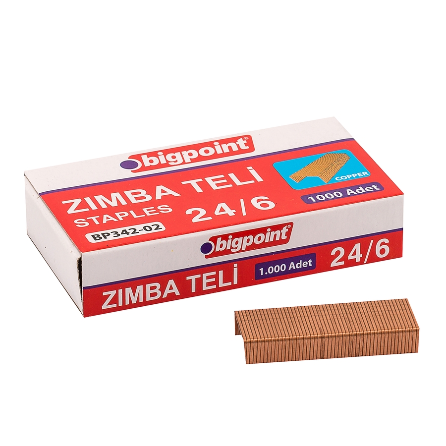 Bigpoint Zımba Teli No:24/6 Sarı 10'lu Kutu