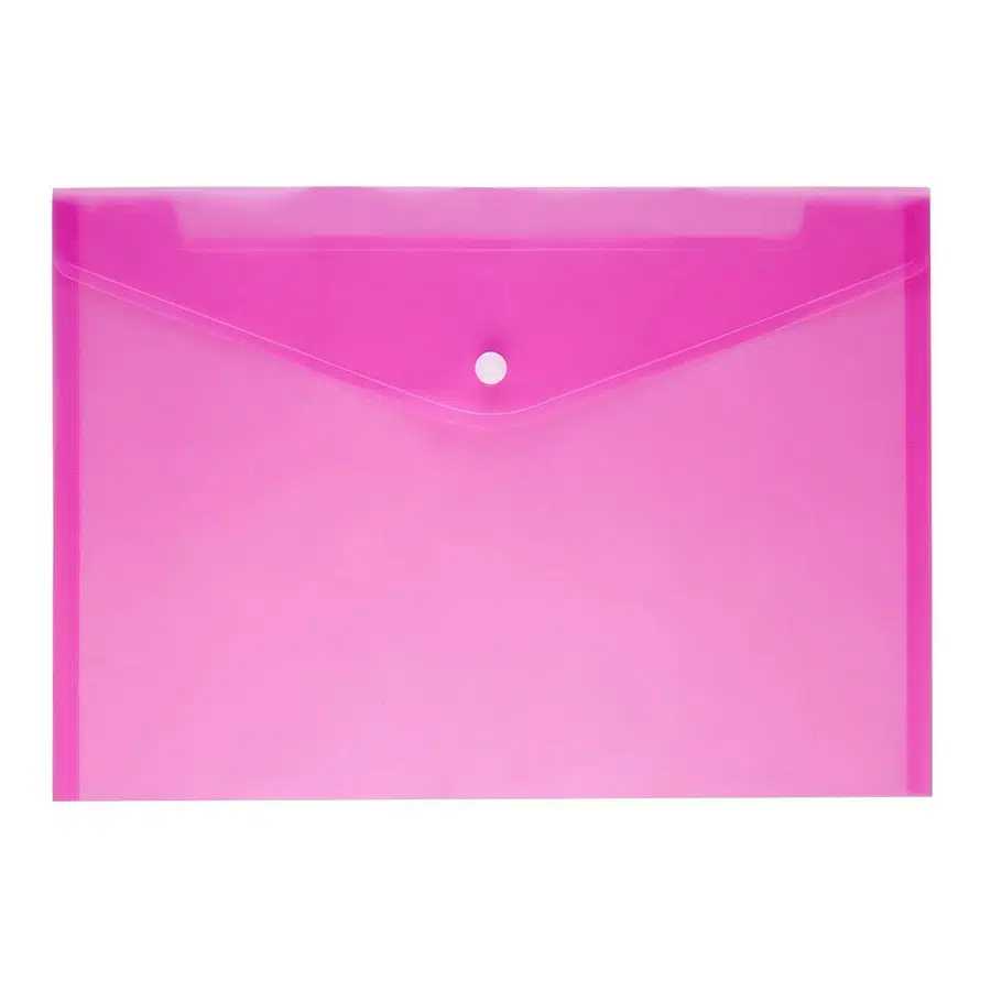 Lotte Çıtçıtlı Dosya A4 Pembe x 24 Adet