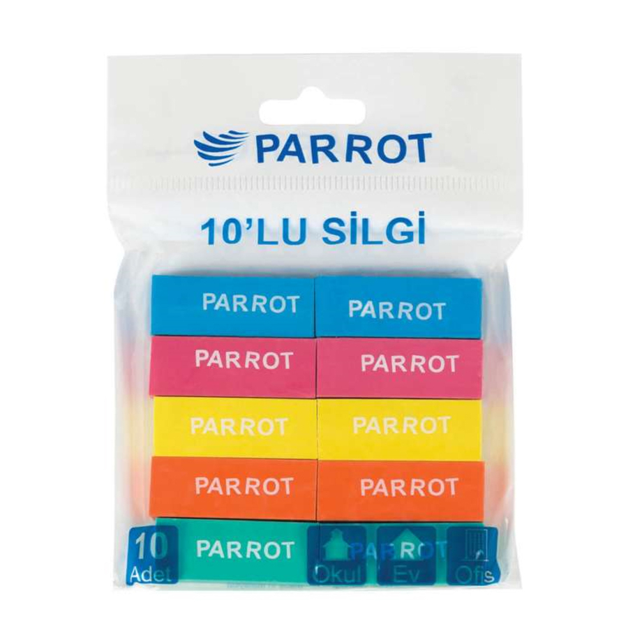 Parrot Silgi 10'lu Blister